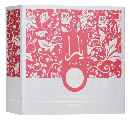 Conjunto de Presentes Lattafa – Yara Candy 100ml + 12ml + Névoa Capilar