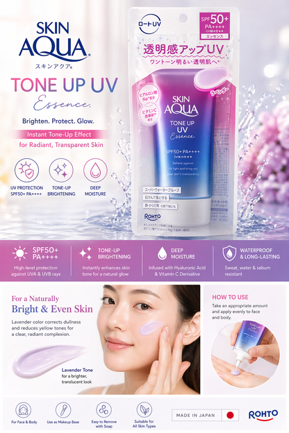 Skin Aqua Tone-Up Essência UV SPF50+ PA++++ 80g