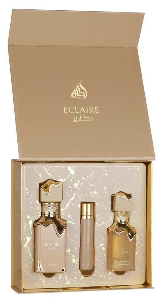Conjunto de Presentes Lattafa – Eclaire 100ml + 12ml + Névoa Capilar