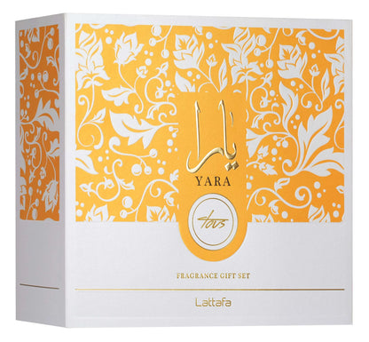 Conjunto de Presentes Lattafa – Yara Tous 100ml + 12ml + Névoa Capilar