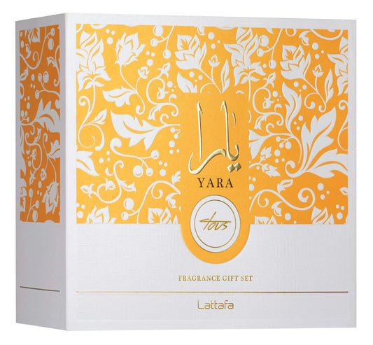 Conjunto de Presentes Lattafa – Yara Tous 100ml + 12ml + Névoa Capilar